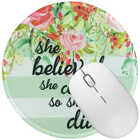 Mouse Pad Round Mouse Mat Small Mousepad With Designs Non Slip Rubber Mouse Pad With Stitched
