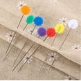 thumbnail image 2 of 150 pcs Flat Head Sewing Straight Pins Tie Style Patchwork Pins Dressmaking Pin Sewing DIY Accessories Mixed Colors, 2 of 5