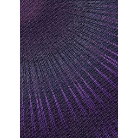 Ahgly Company Indoor Rectangle Patterned Purple Novelty Area Rugs, 3' x 5'