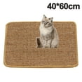 thumbnail image 1 of Alfombrilla rascadora para gatos, almohadilla rascadora de sisal natural, alfombra antideslizante para rascar gatos, alfombra para dormir para garras de gato y protección de muebles, 1 of 8