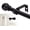 Black, variant on Curtain Rods for windows 32-48 inch, 5/8 inch Decorative Curtain Rod Set, Matte Black Splicing Heavy Duty Metal Curtain Rod with Brackets