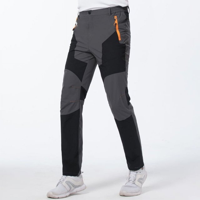 Pantalones elásticos de carga para exteriores de otoño para hombre, resistentes al viento, impermeables, resistentes al desgaste, transpirables, de secado rápido, pantalones de montañismo con costuras