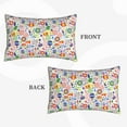 thumbnail image 2 of Daiia Retro Musi Disco Bedding Waterproof Pillow Protector Zippered Queen – Bed Bug Proof Pillow Encasement-14"x20", 2 of 6