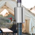 thumbnail image 1 of Estufa de tienda de campaña con chimenea y depósito de agua para chimenea de 70 mm. Calefacción práctica y eficiente. Accesorios robustos de acero, 1 of 8