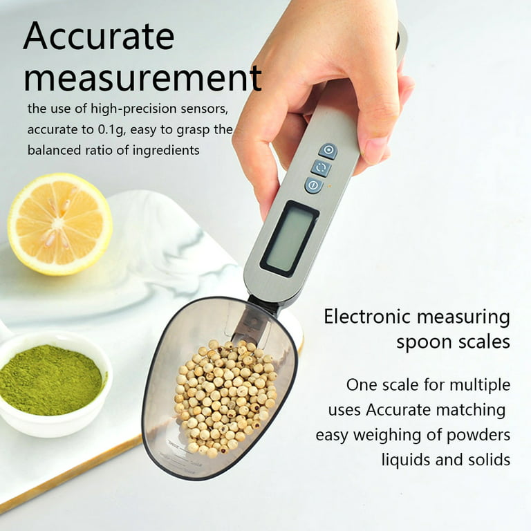 1pc Electronic Measuring Spoon Scale 500g 0.1g, LCD Display