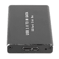 thumbnail image 5 of 3X MSATA to USB 3.0 SSD Enclosure External Hard Drive Disk Box Storage Case Adapter for 30X50mm 30X30mm MSATA SSD, 5 of 5