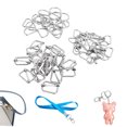 thumbnail image 1 of Sujetador de Aleació de Zinc, Kit de Llave de Llave de Aleació de Zinc Resistente 3 Estilos de 50 piezas A Prueba de Óxido versáLes para Joyas Hechas A Mano, 1 of 7