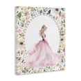 thumbnail image 3 of Stupell Industries Pink Princess with Pearl Border Canvas Wall Art, design by Christine Simpson Art, 3 of 7