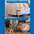 thumbnail image 4 of Adhesivo protector para sofá antiarañazos de gato, PVC transparente, esmerilado, movible, antiarañazos, para muebles, sofá, adhesivo protector antiarañazos de gato, 4 of 5