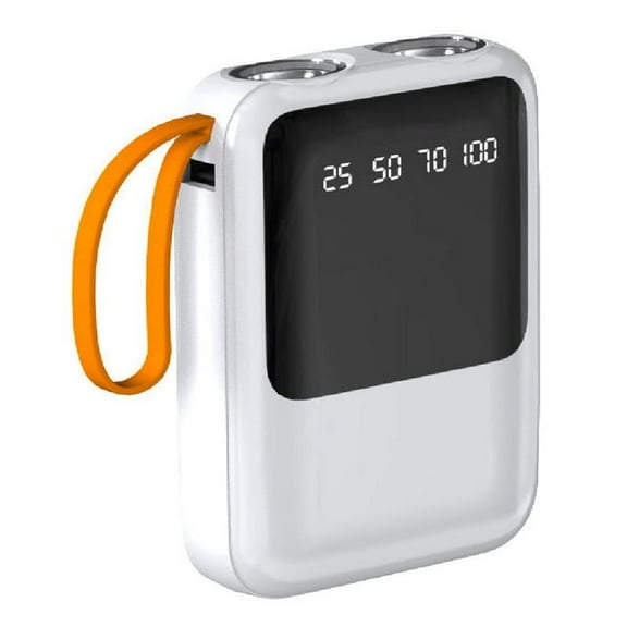 Power Bank Box 3x18650 4-In-1 DIY Battery Charging Storage Box Case USB Type C with Flashlight to Charge Mobile Phones,B