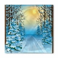thumbnail image 1 of Winter Bandana, Cartoon Landscape, Unisex Head and Neck Tie, by Ambesonne, 1 of 2