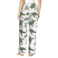 thumbnail image 3 of Naloa Cute Turtle Print Women’s Ultra-Soft Comfy Pajama Lounge Pants with Pockets & Drawstring, 3 of 8
