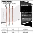 thumbnail image 2 of Safety Lanyard Professional Protective Safety Belt Nylon Sling Belt Climbing Harness Belt Lanyard with Hook High Strength Wearable Anti Fall Off, 2 of 11
