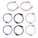 thumbnail image 1 of Pulsera de cuerda de 8 piezas para hombres y mujeres, pulsera de cuerda náutica ajustable para marineros, surfistas y amantes del aire libre, 1 of 5