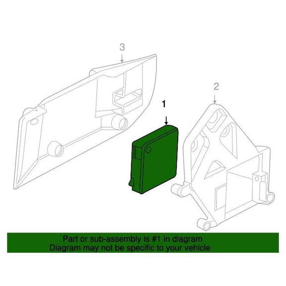 GM 22896038 Module Asm-Side Object Sensing Alert