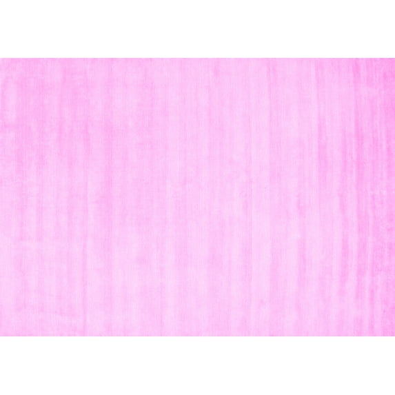 Ahgly Company Indoor Rectangle Abstract Pink Contemporary Area Rugs, 3' x 5'