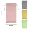 thumbnail image 3 of 4 Pcs Soft Sunglasses Pouch 6.9 X 3.54inch Microfiber Pouch Glasses Sleeve Pouch Sunglasses Case Bag, 3 of 9
