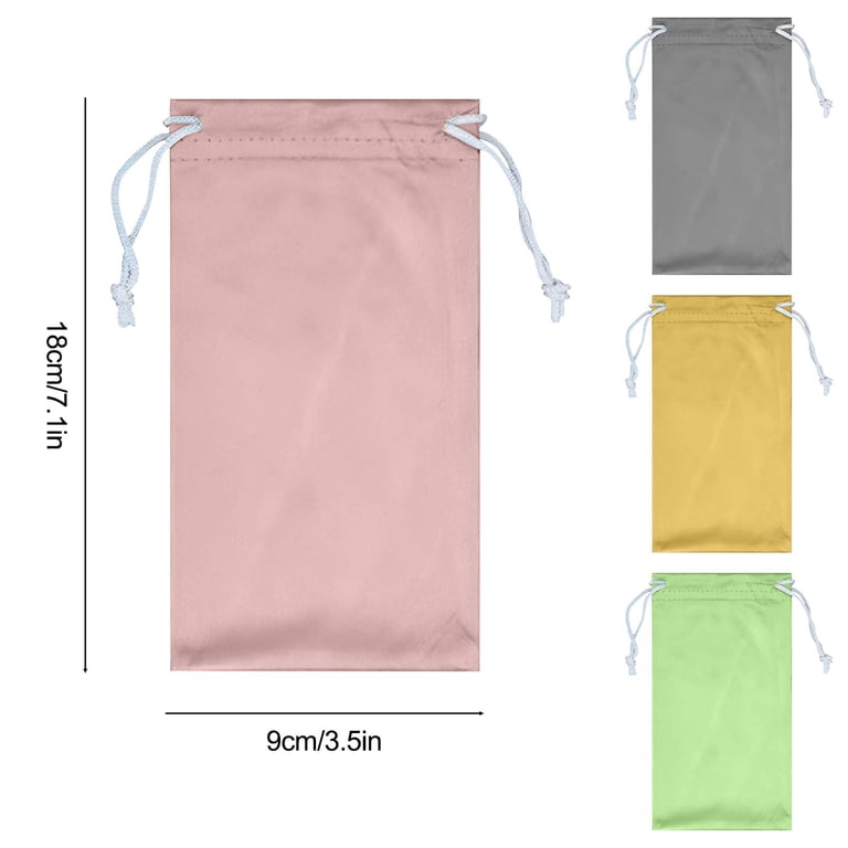 Storage Case, Ongmies 4 Pcs Soft Sunglasses Pouch 6.9 X 3.54  display picture 2