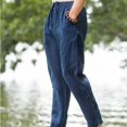 thumbnail image 5 of Pantalones de harén para hombre, holgados, de lino, finos, sueltos, anchos, de verano, nuevos de diseñador, talla grande, tendencia de moda Harajuku, pantalones casuales para hombre, 5 of 5