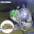 thumbnail image 1 of Flmtop Aquarium Resin Reptile Turtle Tortoise Terrace Hole Cave Rock Fish Tank Decor Grey, 1 of 8