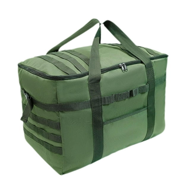 Langgg Réchauds de Camping Sac de Transport Solution Rembourrée Robuste pour Ranger l'Équipement de Cuisine pendant les Aventures Sac de Transport de Camping 53L Vert