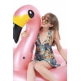 thumbnail image 3 of Flotador inflable para piscina Jasonwell Giant con forma de flamenco, 190 x 200 x 135 cm, 3 of 7