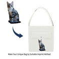thumbnail image 7 of Muka Canvas Shoulder Crossbody Bag with Roomy Pocket, White Hobo Handbag, 7 of 7