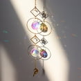 thumbnail image 3 of Moyic Paquete de 4 atrapasoles portátil transparente de moda colgante de cristal para pared interior ventana decoración de patio delantero Decoración del hogar, 3 of 6