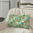thumbnail image 5 of Salouo Christmas Donuts Print Print Pillow Case Cover,Wrinkle-Free Bed Pillow Cover Pack of 1 Home Decor Fade-Resistant and Stain-Resistant ,Pillows Not Included -14"x20", 5 of 8