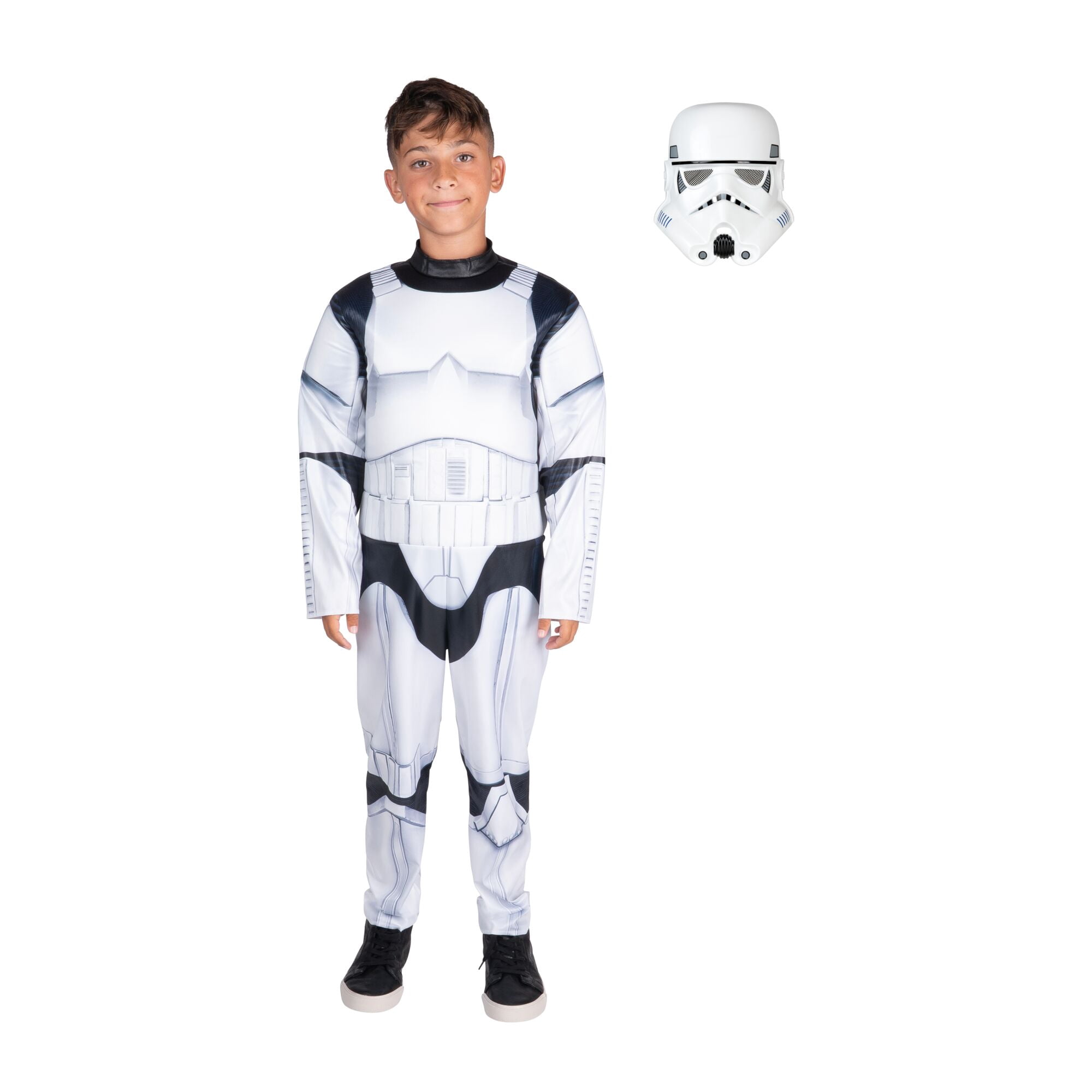 Star War's Storm Trooper Halloween Costume for Children, Boy's Size L (10/12), by Jazwares