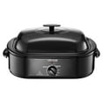 thumbnail image 3 of 18QT Stainless Steel Roaster Oven for Turkey - Self-Basting Lid, Fast Even Cooking, Adjustable Thermostat, Defrost, Warm, Includes Removable Roasting Pan & Rack, 3 of 11