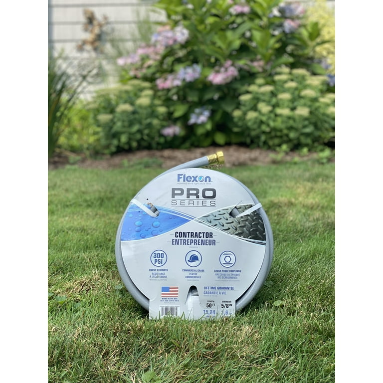 Flexon Pro Series 3/4 in. D X 50 ft. L Heavy Duty Contractor Grade Contractor Grade Hose Copper Flexon Pro Series 3/4 in. D X 50 ft. L Heavy Duty Contractor Grade Contractor Grade Hose Copper