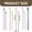 A, variant on Ybomd,Long Handle Stainless Stirring Spoon,Coffee Cocktail Mixing Spoon,Ideal for Coffee Cocktail Mixing, Wine Stirring, Tea Brewing, Oil Blending and Multi Purpose Kitchen Stirring Use