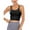 Black #1, variant on FOCUSSEXY Summer Crop Tank Tops Padded Sports Bra for Women Padded Sports Bra Longline Camisoles Casual Tank Tops Vest Sleeveless Crop Tops