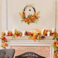 thumbnail image 4 of TACILIP Home Decor, Thanksgiving Front Door Artificial Flower Decoration Wreath Outdoor Harvests Festival Wall Hanging Decoration Pendant, Mom Gifts, 4 of 6