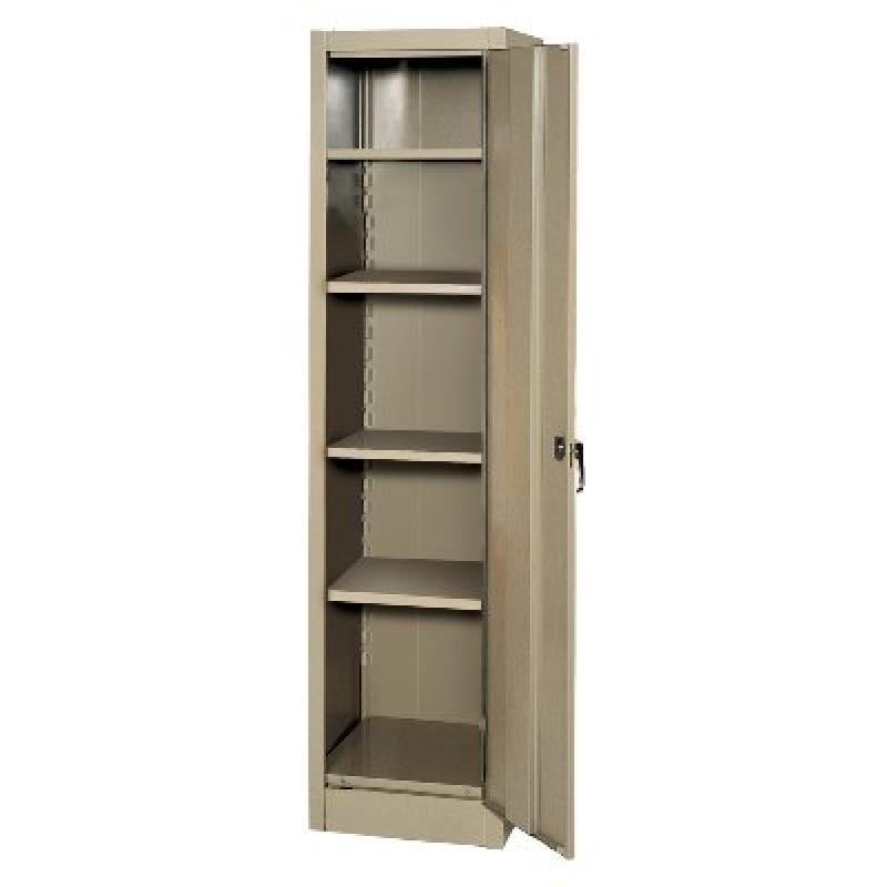 Edsal 6602TN Tan Steel Storage 4 Adjustable Shelves, 66 Height