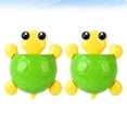 thumbnail image 3 of Milisten 2pcs Turtle Wall Holder Suction Cup Toothbrush Rack Toothpaste Container Hanging Sundries Organizer Green, 3 of 5