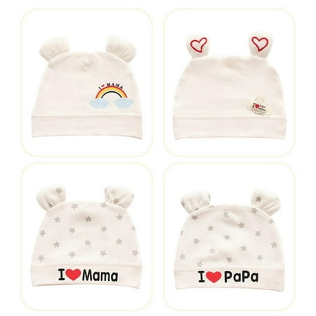 

[BRAND CLEARANCE!!!] 3-9M Letter Printed Baby Knitting Hat Cap for Boys Girls Winter Hat Toddler Boys Cap Infant Accessories (Style A+T+J+S)