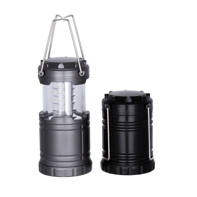 Linternas LED para acampar, paquete de 4, súper brillantes, luces portátiles para exteriores Lumen (negro, plegable) ShuxiuWang 9024715974334