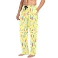 thumbnail image 5 of Summer tropical drink pattern Men's Pajama Pants Ultra Bottoms Sleepwear Bottom Pants with Pocket Drawstring, 5 of 5