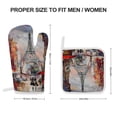 thumbnail image 2 of Romantic Paris Eiffel Tower Oven Gloves And Pots Stand Set Oven Gloves And Pot Racks Pot Racks And Oven Gloves Set, 2 of 9