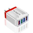 thumbnail image 3 of TOPRenddon 4 Port USB Wall Charger 3.1A Fast Charging | QC3.0 Multi Port Power Adapter | Compact Travel Charger for iPhone Samsung iPad | US Plug, 3 of 3