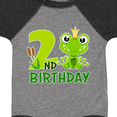 thumbnail image 4 of Inktastic 2nd Birthday Prince Frog Boys Baby Bodysuit, 4 of 5