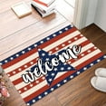 thumbnail image 6 of TOPRenddon July 4th Floor Mat - Non-Slip Patriotic Rug for Indoor/Outdoor, USA Flag Decor Bath Mat & Doormat with Anti-Slip Backing - Independence Day Memorial Day Decorations Gift, 6 of 7