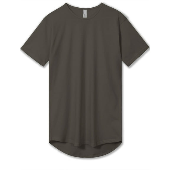 Allsense Men's Lightweight Color Longline Modern Fit T-Shirt S-3XL