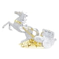 thumbnail image 3 of Escultura de animal, estatua de caballo, adorno coleccionable decorativo, figura de resina para Plata, 3 of 8
