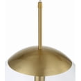 thumbnail image 4 of 56893-SB Craftmade Lighting Gaze - 1 Light Pendant In Contemporary Style-15.13 Inches Tall and 14 Inches Wide-Satin Brass Finish-Clear Glass Color, 4 of 8