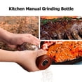 thumbnail image 3 of Batería de Cocina Botella de molienda manual de cocina, molinillo de pimienta, tarro de condimento de especias (marrón) Likrtyny Libre de BPA, 3 of 6
