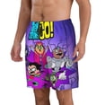 thumbnail image 2 of Teen Titans Go Mens Swim Trunks Quick Dry Swim Shorts Mesh Lining Bathing Suits Swimwear Beach Shorts with Pockets, 2 of 7