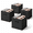 Black-13''- 4 Pack, variant on 11-inch Black Storcubes Leather Cube Organizer B4-pack